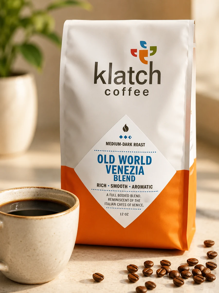 Klatch Coffee Old World Venezia Blend 리뷰: 다크 초콜릿과 베네치아의 쌉쌀한 낭만