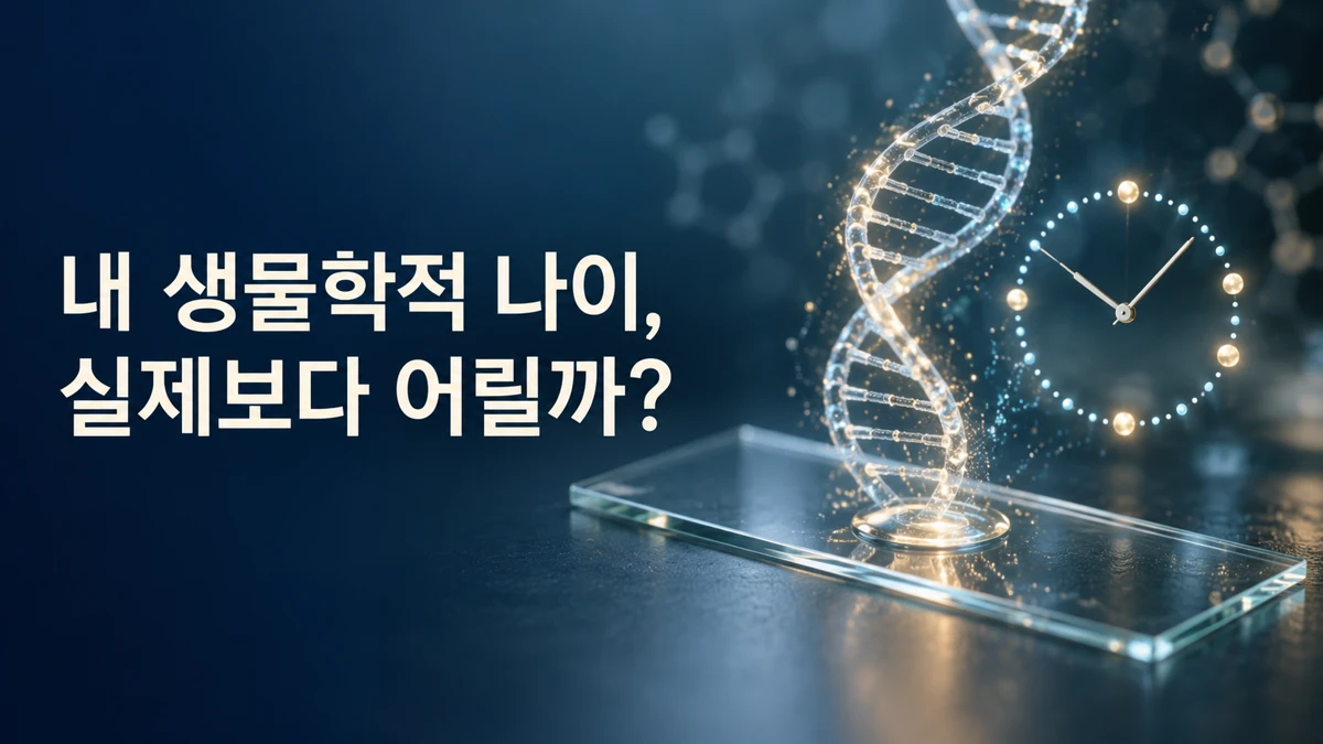 내 생물학적 나이가 실제보다 어릴까?: 후성유전 시계와 바이오에이지 검사, 어디까지 믿어도 될까
