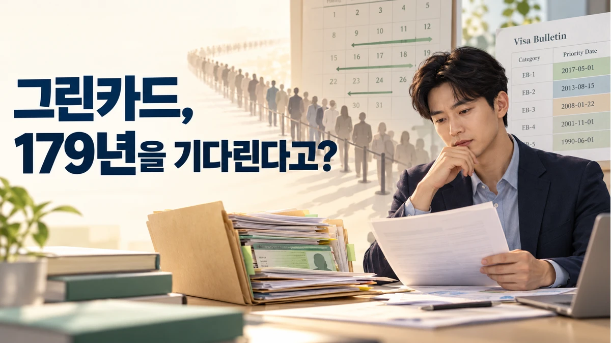 그린카드 신청했는데 179년을 기다리라고?: 취업이민 백로그, 숫자로 보면 이렇다