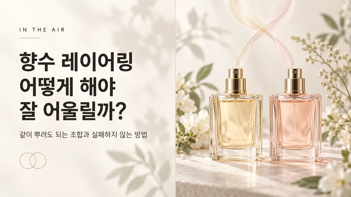 향수 레이어링은 어떻게 해야 할까?: 같이 뿌려도 되는 조합과 실패하지 않는 방법