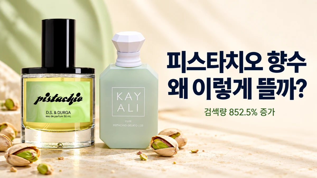 피스타치오 향수가 뭐길래 검색량이 852% 뛰었을까?