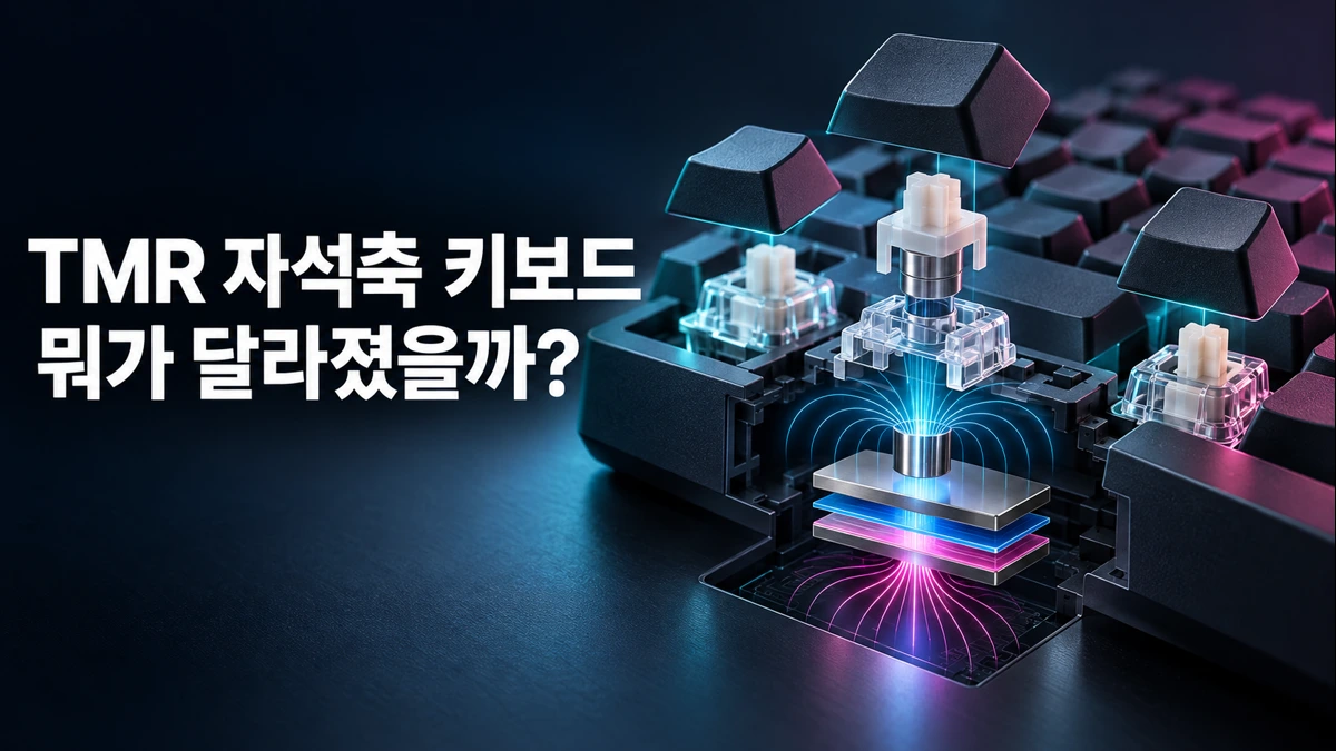 TMR 자석축 키보드란?: 키보드 업계가 주목하는 차세대 센서 기술