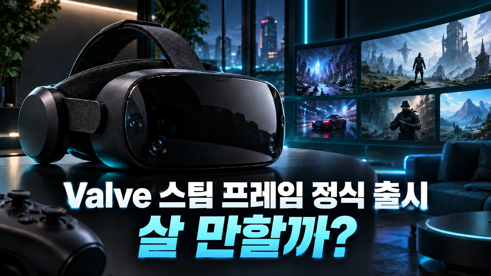 Valve Steam Frame 출시: 1,059달러짜리 VR 헤드셋, 정말 살 만할까?