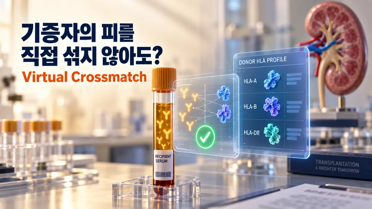 기증자의 피를 직접 섞지 않고도 이식 가능 여부를 알 수 있다?: Virtual Crossmatch