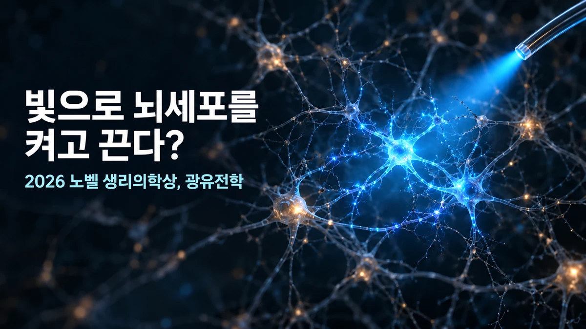 빛으로 뇌세포를 켜고 끌 수 있다고?: 2026년 노벨 생리의학상과 광유전학